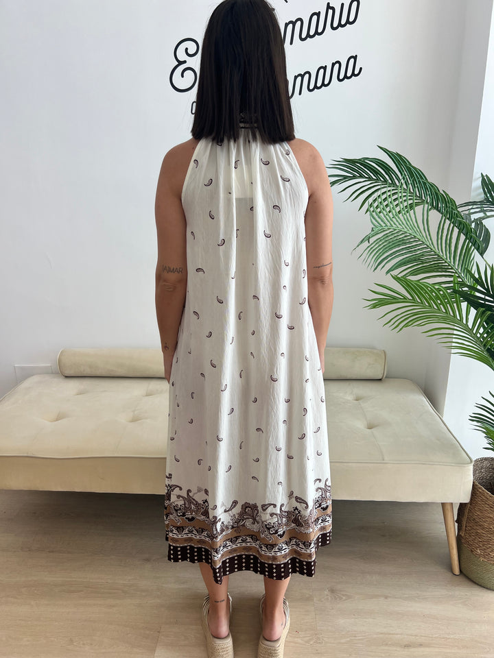 Vestido Maialen marrón