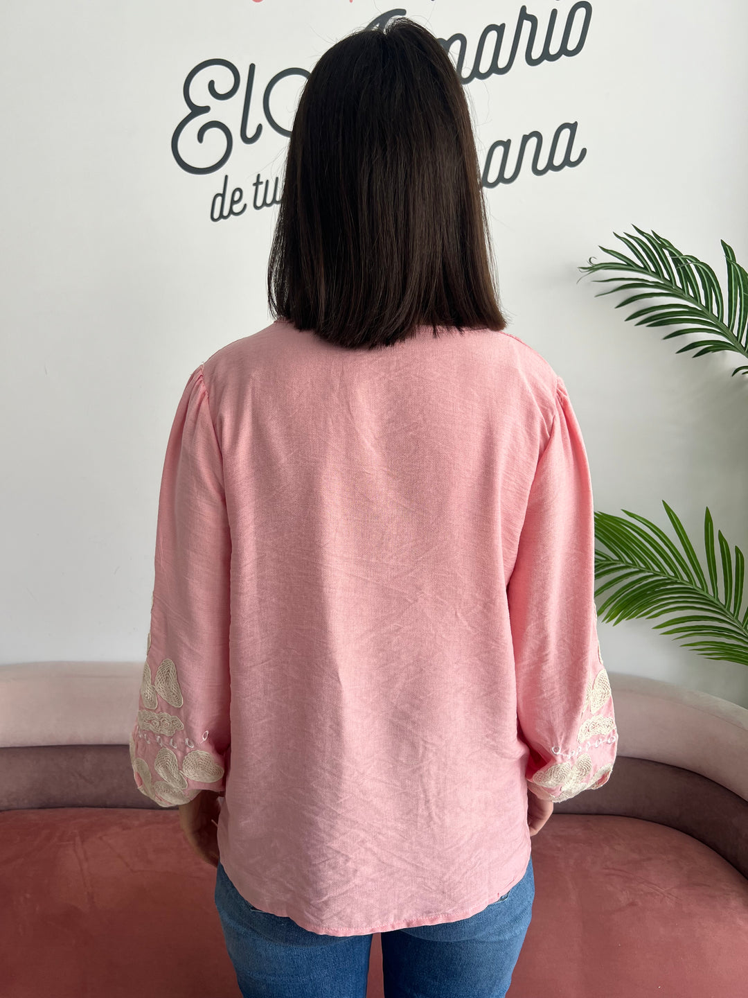 Camisa Lía rosa