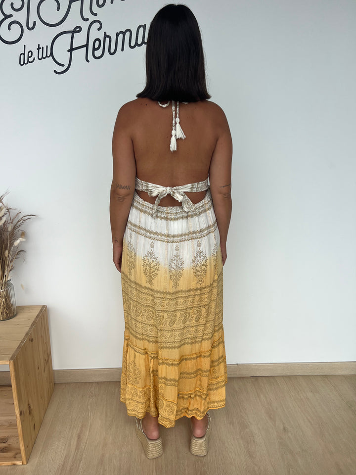 Vestido Palma amarillo