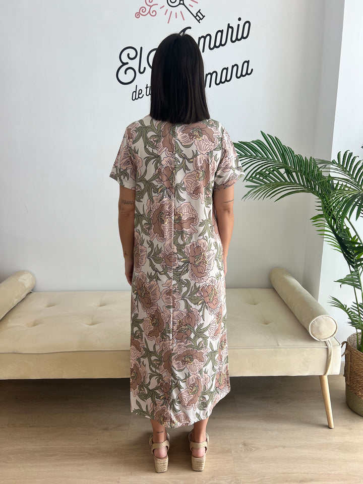 Vestido Corina beige