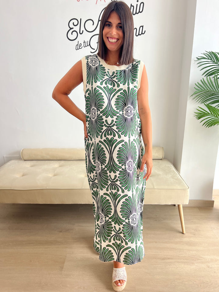 Vestido Conchi verde