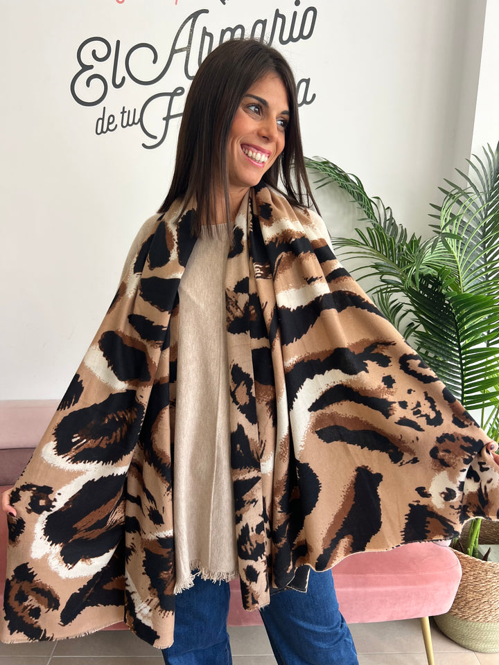 Bufanda Yolanda camel