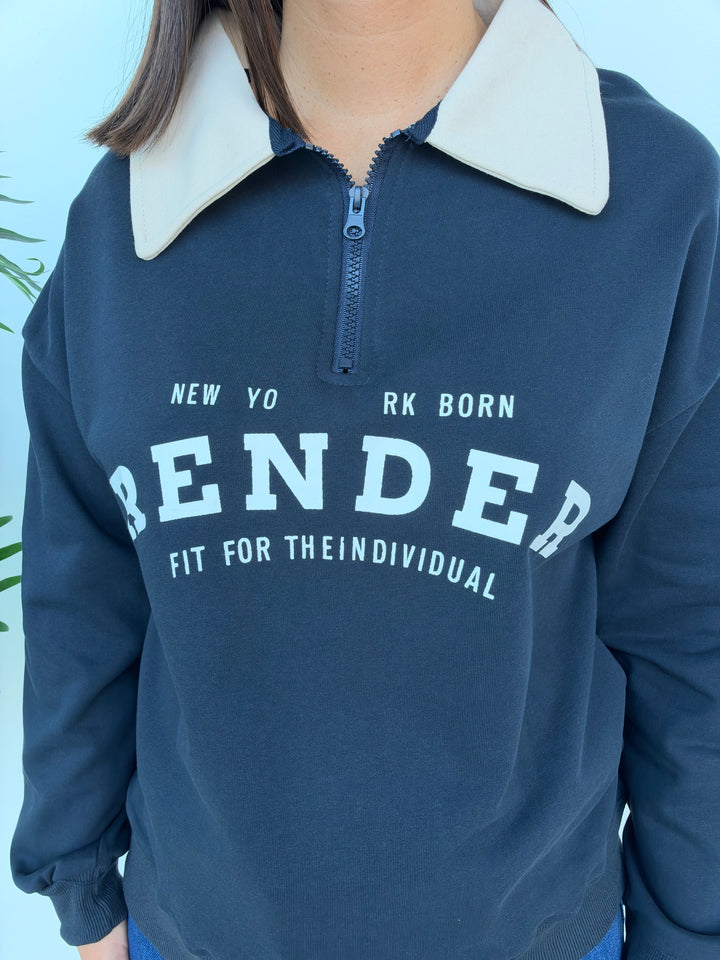 Sudadera Render azul marino