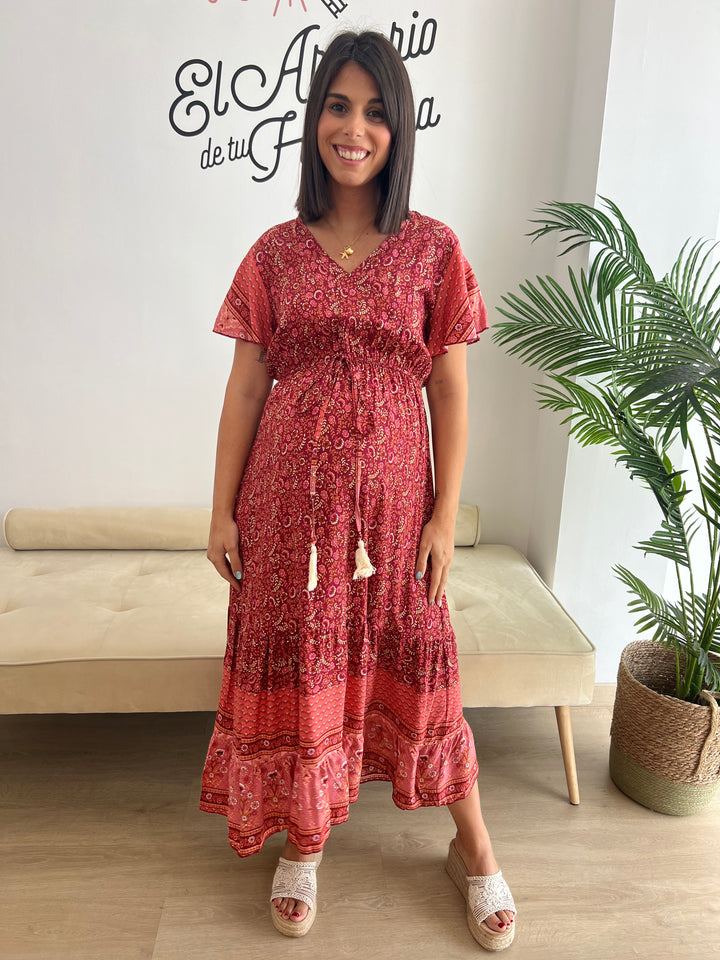 Vestido Lucrecia teja