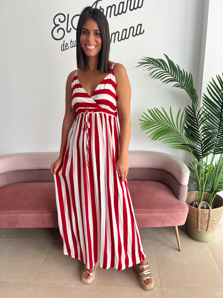 Vestido Marine rojo