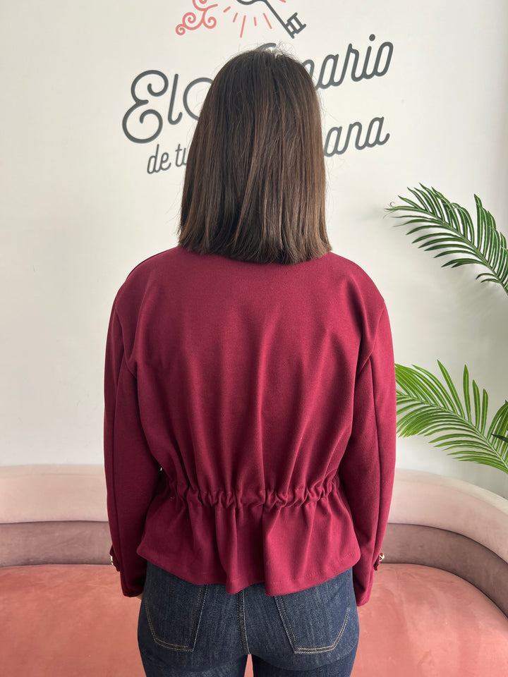 Chaqueta Evelyn burdeos