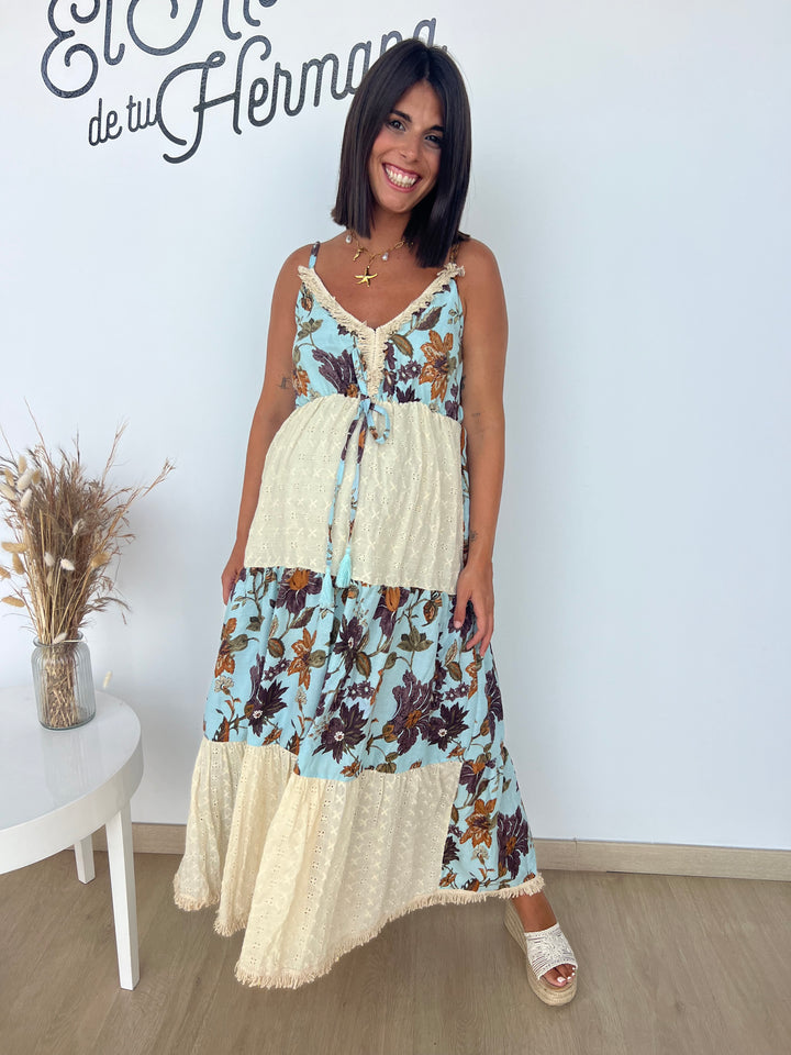 Vestido Manvi azul