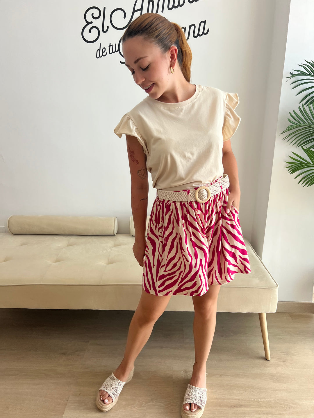 Short Sheila fucsia