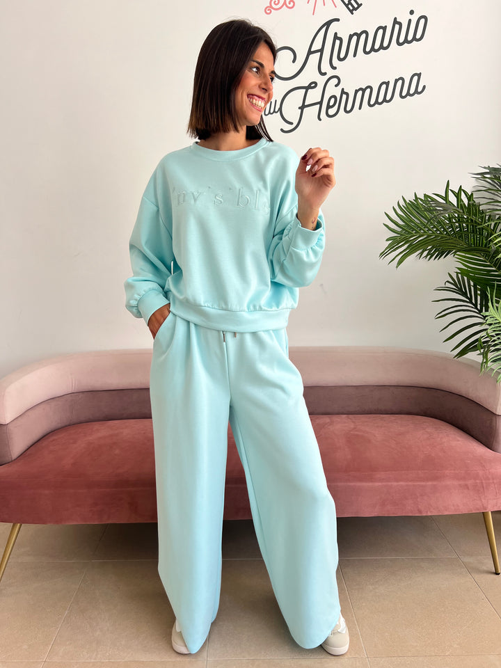 Conjunto Invisible turquesa