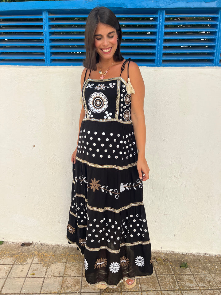 Vestido Boho negro