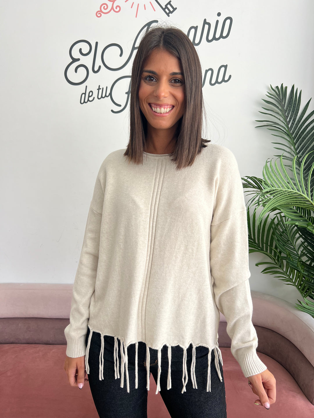 Jersey Flecos beige