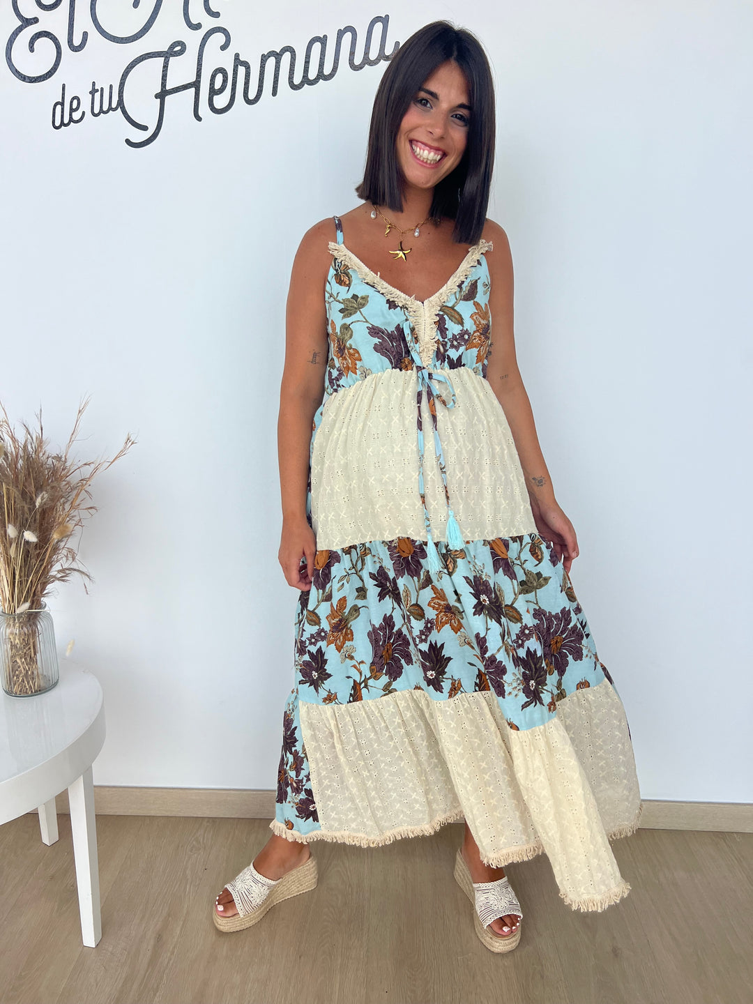 Vestido Manvi azul