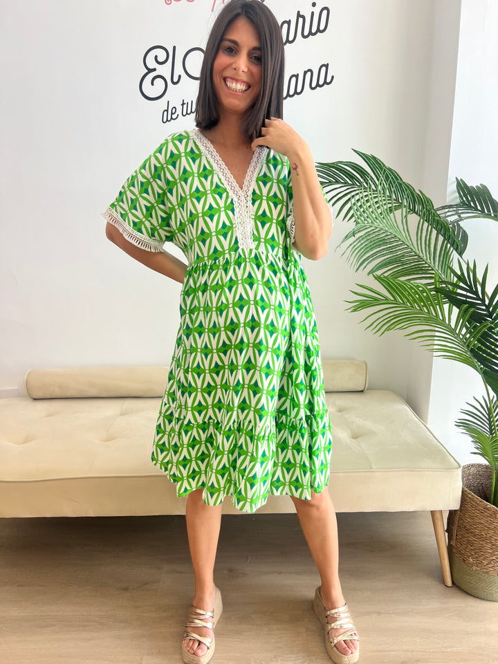 Vestido Amara verde