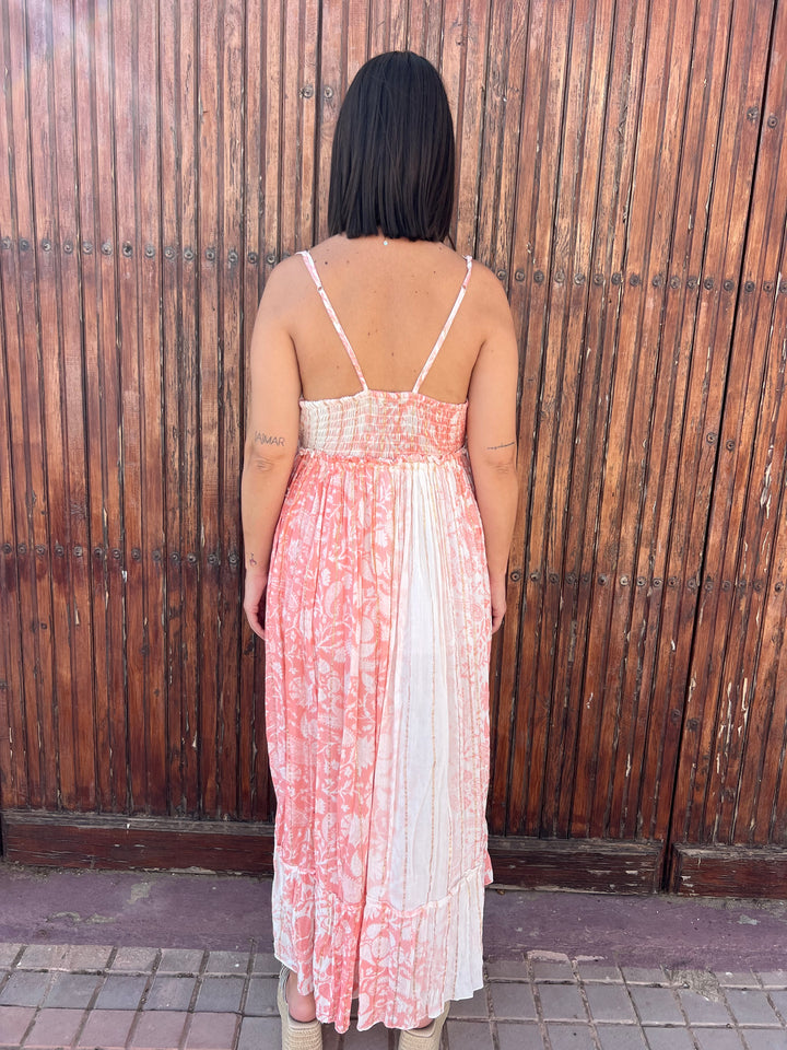 Vestido Menorca coral