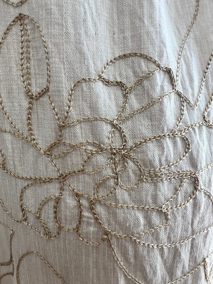Vestido Alma blanco roto