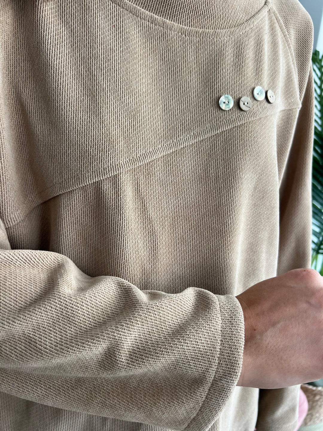 Sudadera Charly beige oscuro