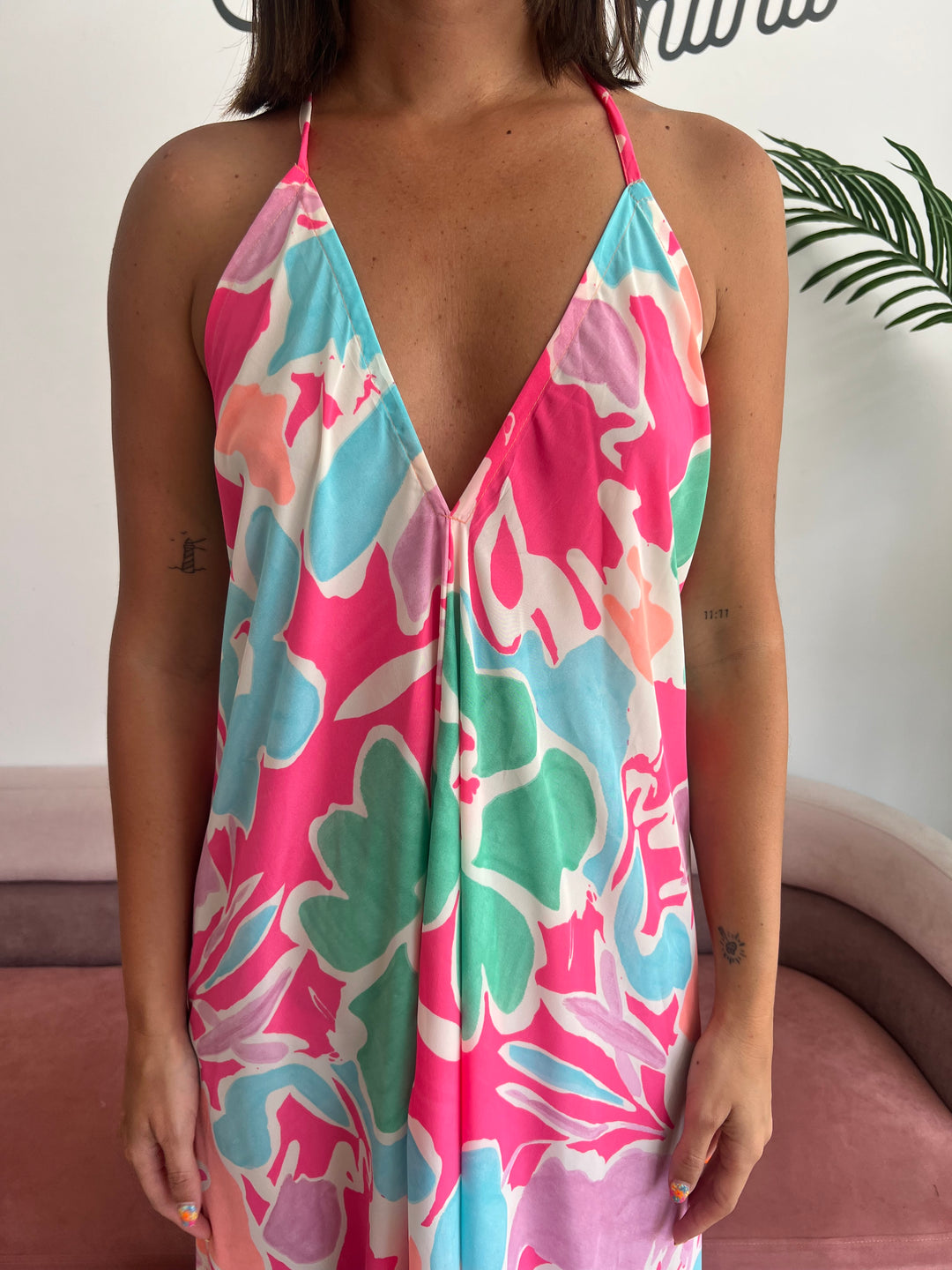 Vestido Jávea fucsia
