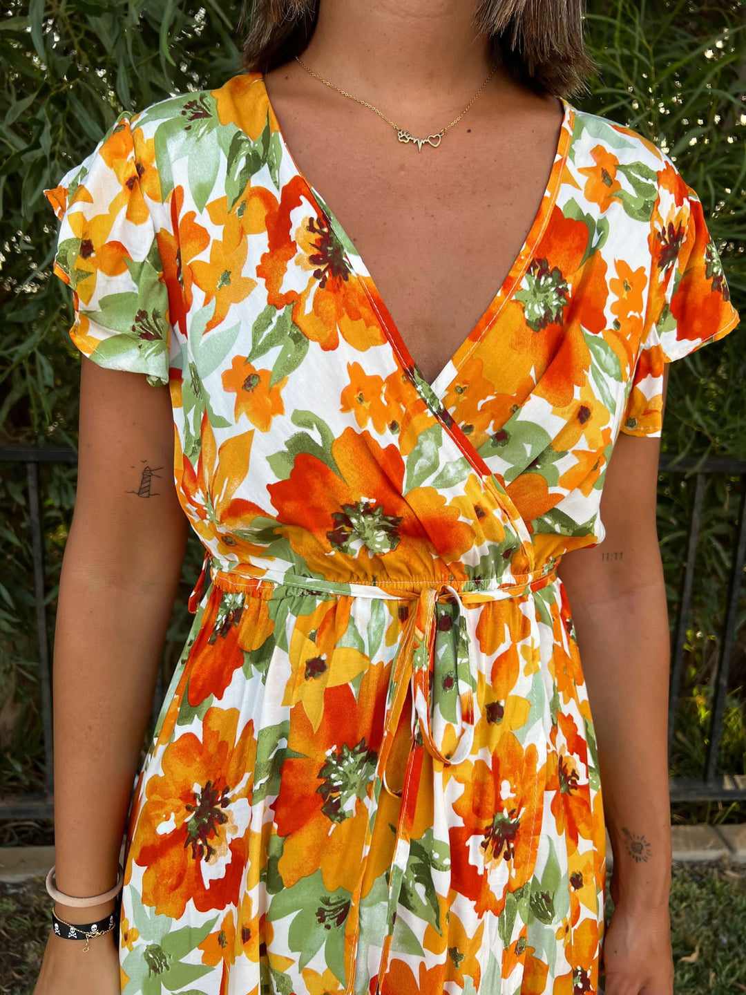 Vestido Virginia naranja