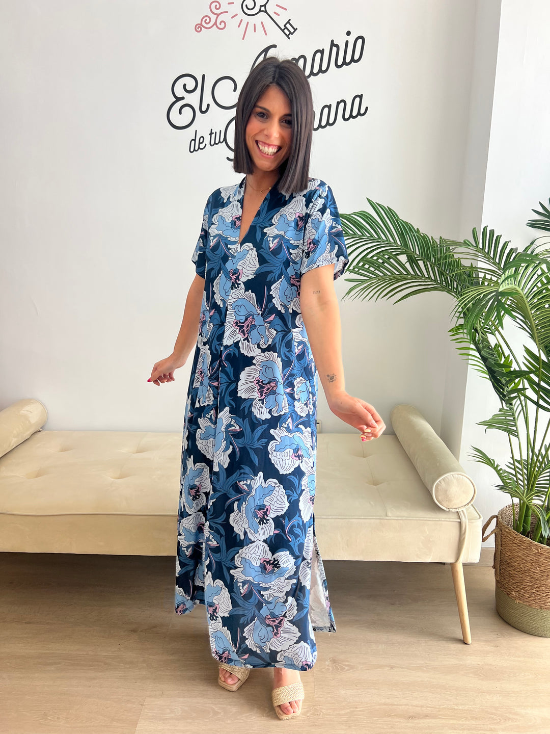 Vestido Corina azul