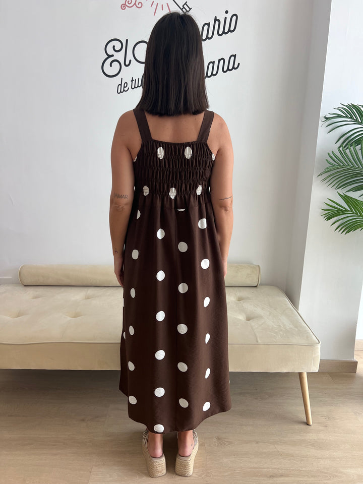 Vestido Samira marrón