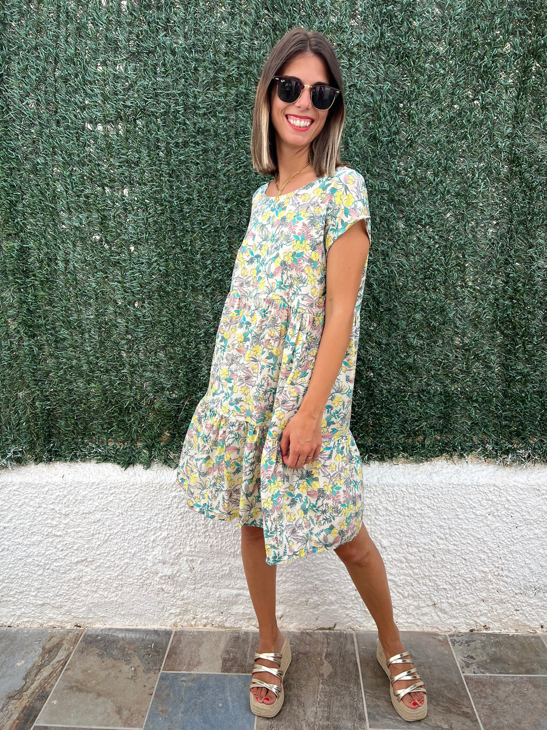 Vestido Luz beige