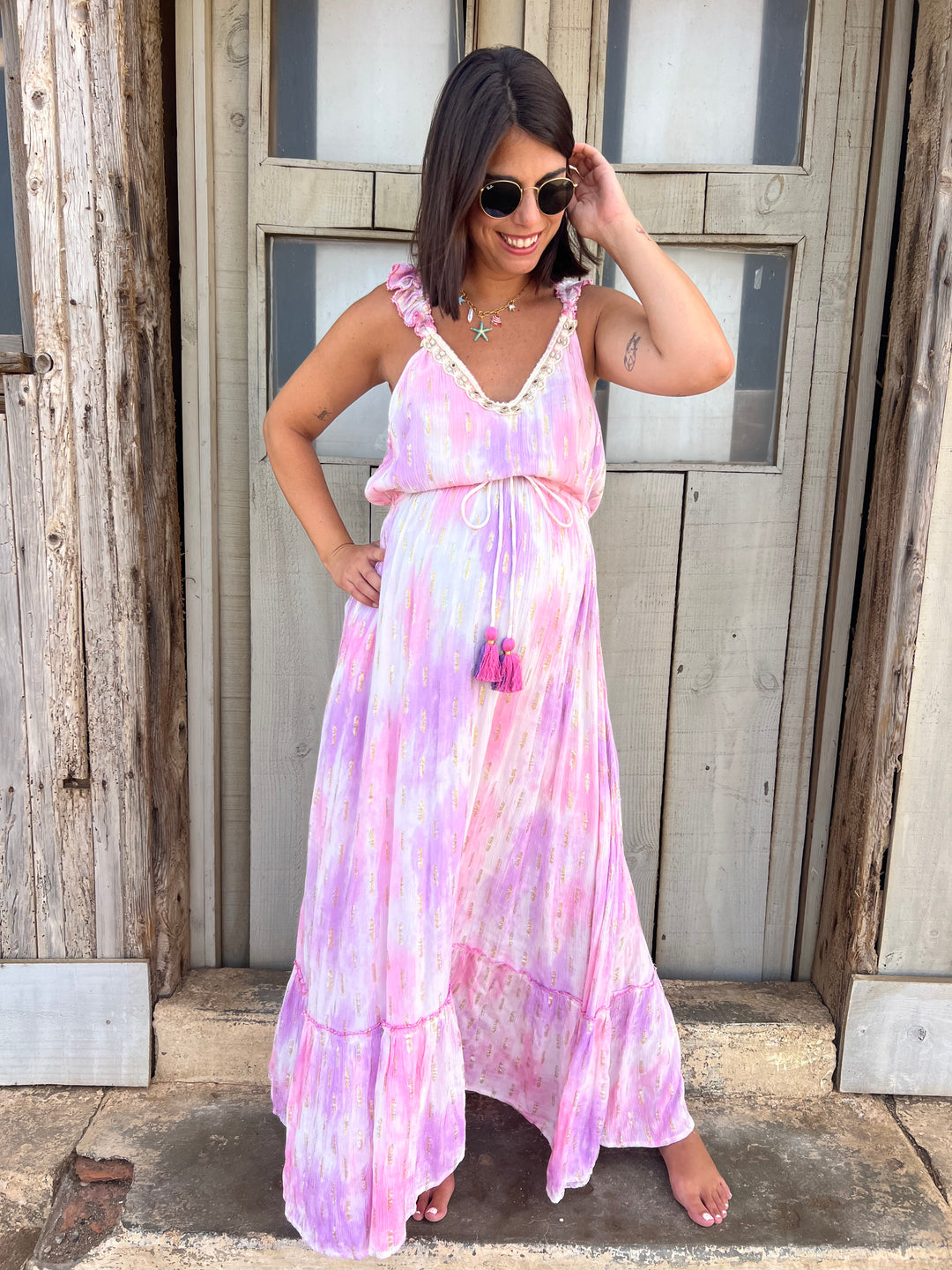 Vestido Conil morado