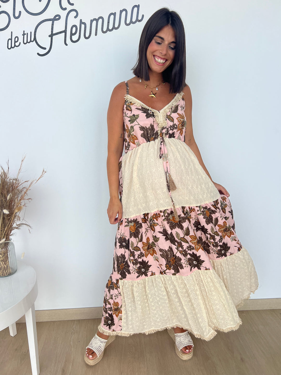 Vestido Manvi rosa