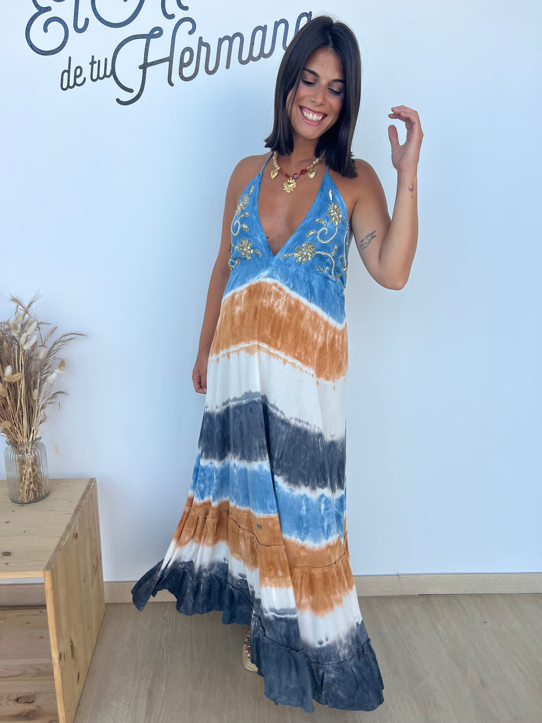 Vestido Cuba azul