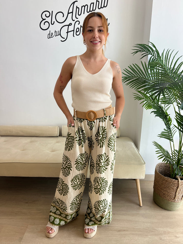 Pantalón Hana verde