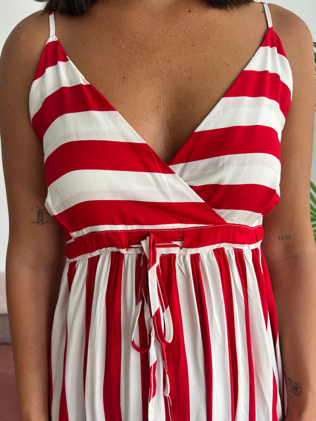 Vestido Marine rojo