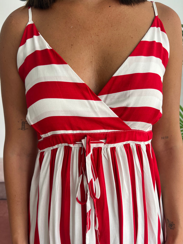 Vestido Marine rojo