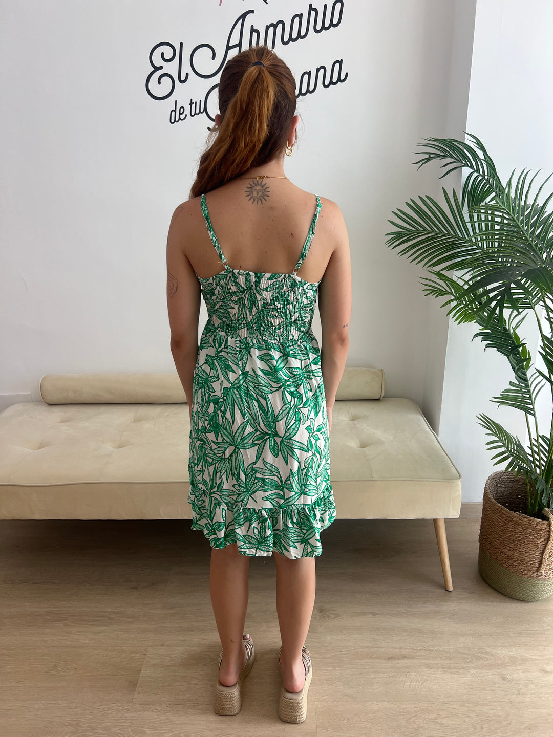 Vestido Mónica verde