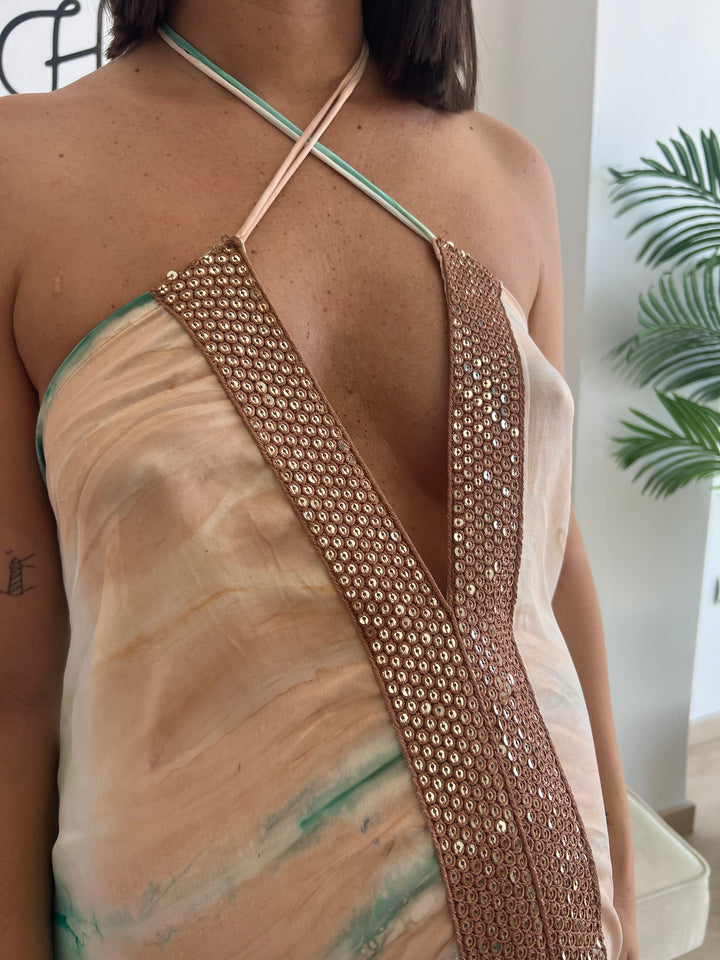 Vestido Bali marrón