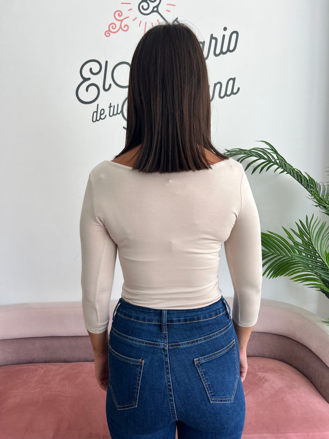 Camiseta Soraya beige
