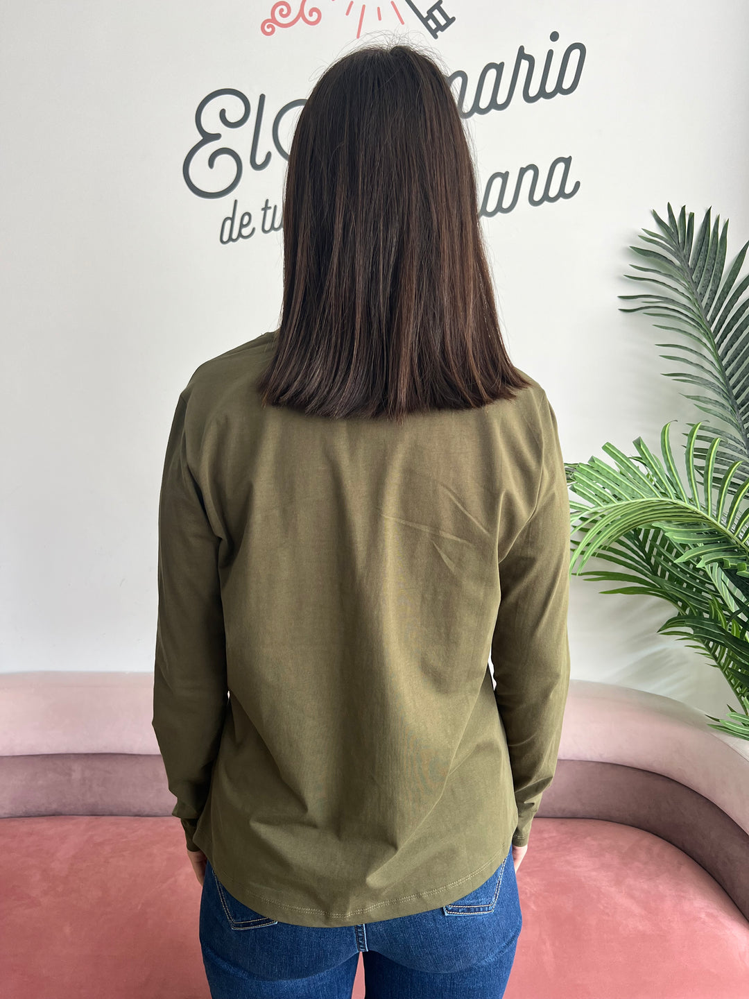 Camiseta Vespa verde militar