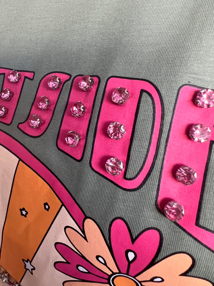 Camiseta Outside verde militar