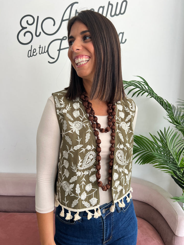 Chaleco Alicia verde