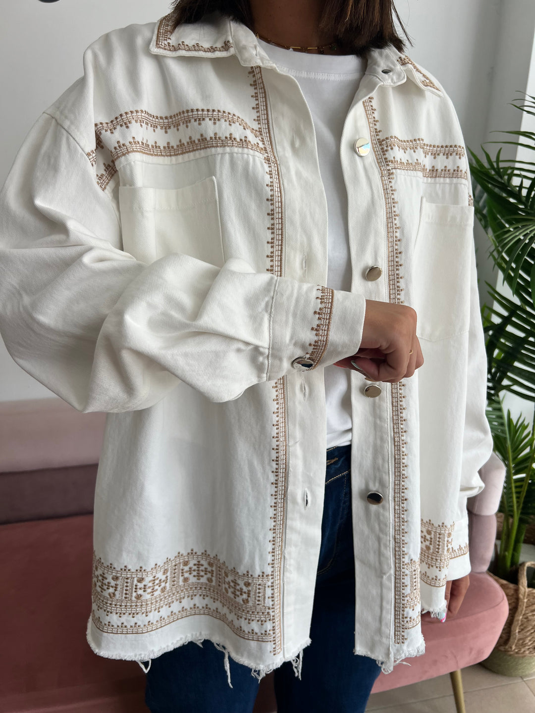 Chaqueta Andrea camel