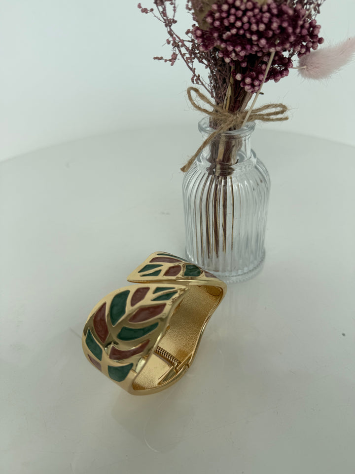 Pulsera Hoja multicolor (no acero)