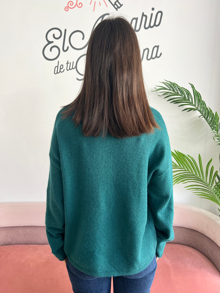 Jersey Manuela verde oscuro