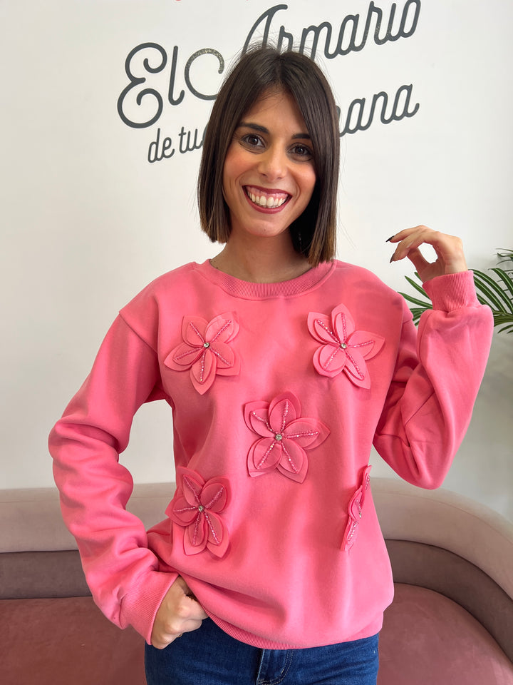 Sudadera Mery rosa