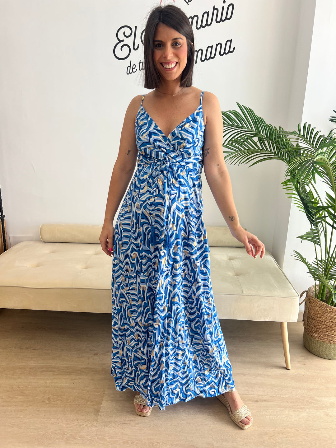 Vestido Charito azul