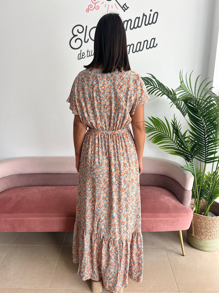 Vestido Dayana aguamarina