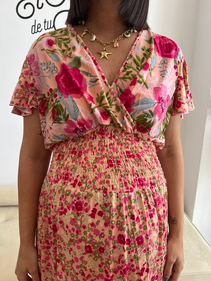 Vestido Minerva rosa