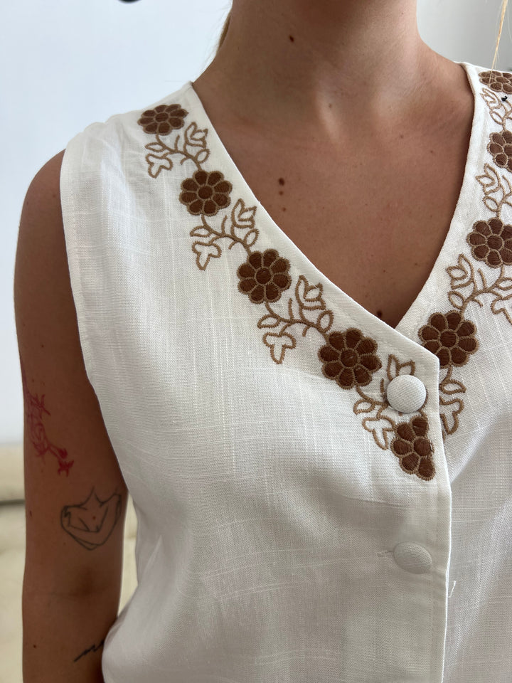 Conjunto Rakel blanco roto