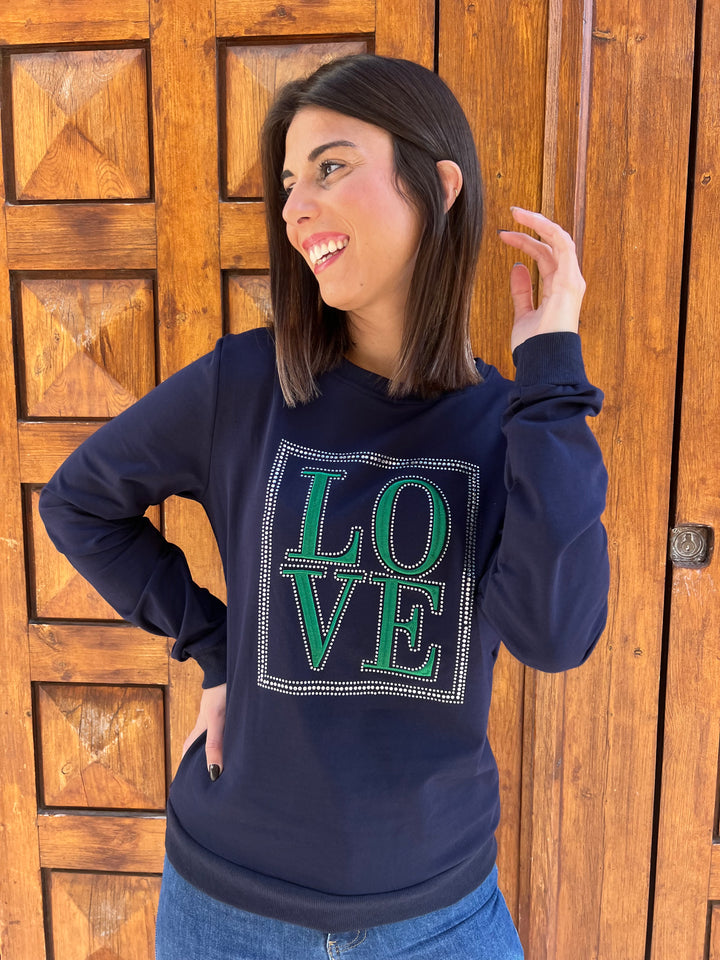 Sudadera Valen azul marino