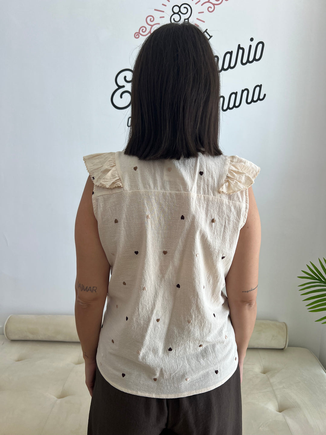 Camisa Cheli beige