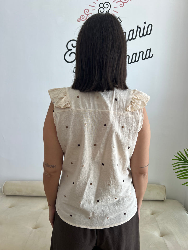 Camisa Cheli beige