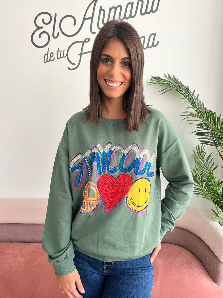 Sudadera Staycool verde