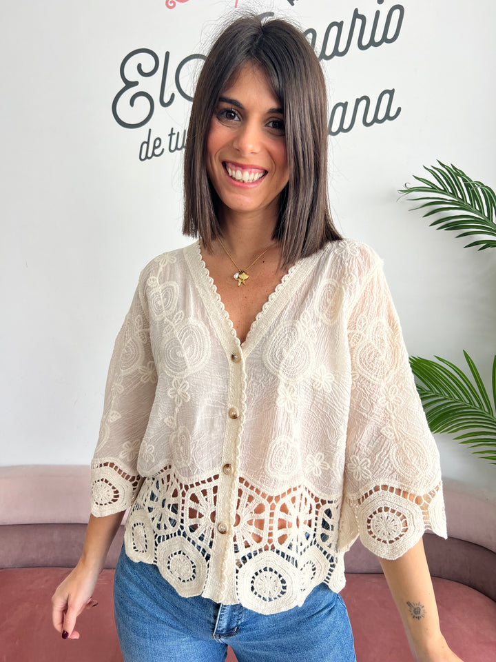 Chaqueta Isabel beige